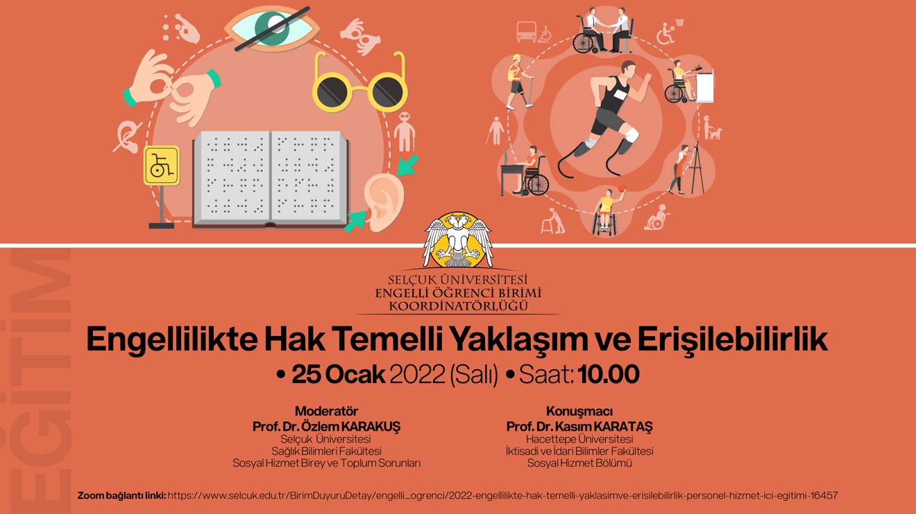 Engellilikte Hak Temelli Yaklaşım ve Erişilebilirlik (personel hizmet içi eğitimi)